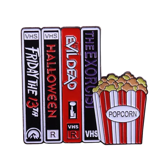 Horror Movie Theme Badges