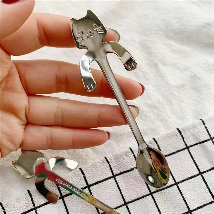 Cute Cat Coffee Spoon