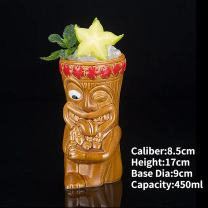 Hawaii Ceramic Tiki Mugs