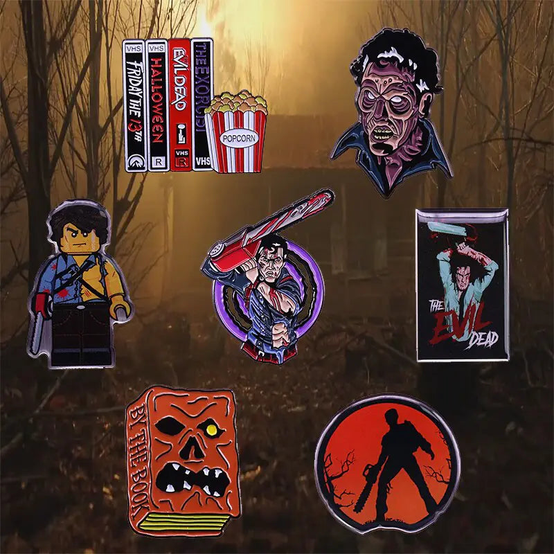 Horror Movie Theme Badges