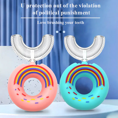 Silicone Baby U-Shaped Toothbrush